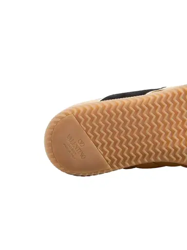 Valentino Garavani Men's Kicky Sneakers in Laminated Nappa | Thumbnail 7
