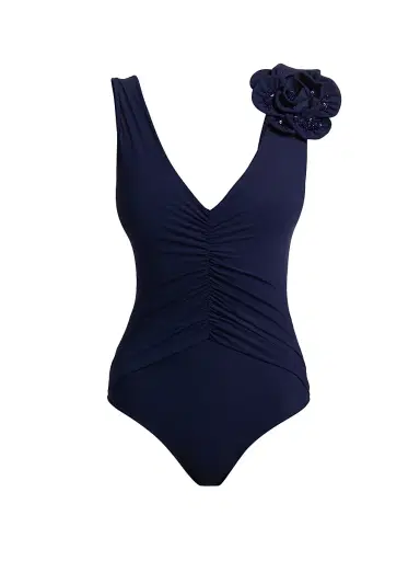 Chiara Boni La Petite Robe Women's Feba Sequin-Embellished Rosette One-Piece Swimsuit | Thumbnail 1 Chiara Boni La Petite Robe Women's Feba Sequin-Embellished Rosette One-Piece Swimsuit | Thumbnail 1