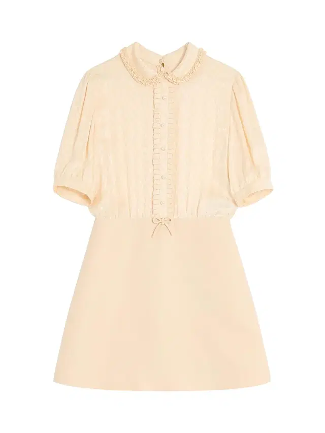 Valentino Garavani Women's Crepe Couture Short Dress - Beige