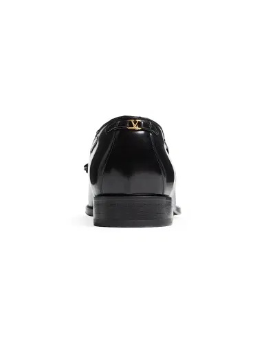 Valentino Garavani Men's Bowshire Loafers in Shiny Calfskin - Black - Size 7 | Thumbnail 3 Valentino Garavani Men's Bowshire Loafers in Shiny Calfskin - Black - Size 7 | Thumbnail 3