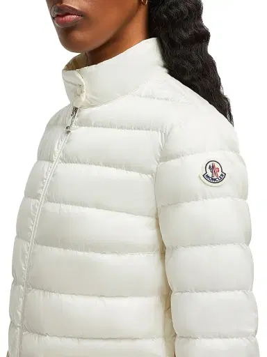 Moncler Women's Lans Puffer Coat - White - Size XXL | Thumbnail 4