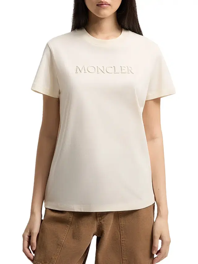 Women's Crewneck T-Shirt in Cotton - White