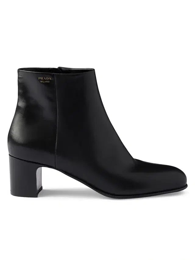 Women's Suede Booties - Black