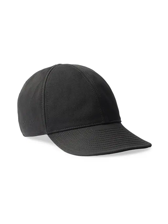 Men's Cotton Baseball Cap - Black