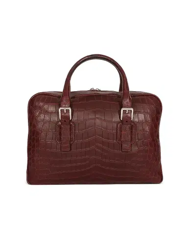 Stefano Ricci Men's Classic Adjustable Croc Bag | Thumbnail 3 Stefano Ricci Men's Classic Adjustable Croc Bag | Thumbnail 3