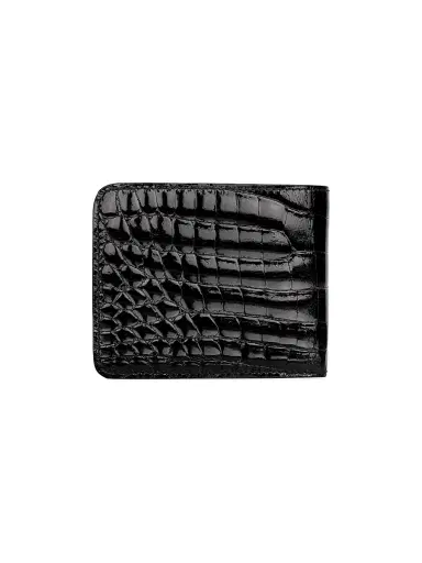 Stefano Ricci Men's Bifold Croc Gloss Wallet | Thumbnail 2