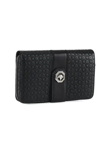 Stefano Ricci Men's Large Leather Wallet - Black | Thumbnail 2 Stefano Ricci Men's Large Leather Wallet - Black | Thumbnail 2