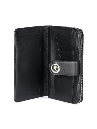 Stefano Ricci Men's Large Leather Wallet - Black | Thumbnail 4 Stefano Ricci Men's Large Leather Wallet - Black | Thumbnail 4