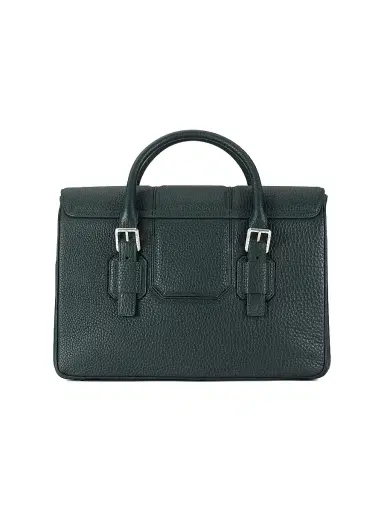 Stefano Ricci Men's Luxury Calfskin Briefcase - Dark Green | Thumbnail 2