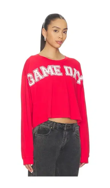 DAYDREAMER Game Day Meet & Greet Long Sleeve Top | Thumbnail 2 DAYDREAMER Game Day Meet & Greet Long Sleeve Top | Thumbnail 2
