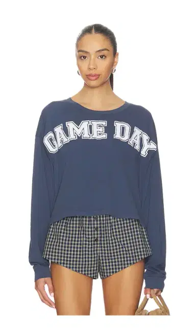 DAYDREAMER Game Day Meet & Greet Long Sleeve Top | Thumbnail 1 DAYDREAMER Game Day Meet & Greet Long Sleeve Top | Thumbnail 1