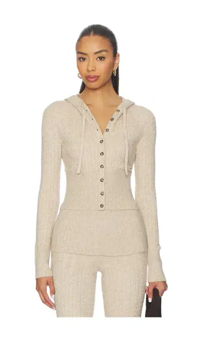 Lovers and Friends Paulina Button Up Hoodie | Thumbnail 1 Lovers and Friends Paulina Button Up Hoodie | Thumbnail 1