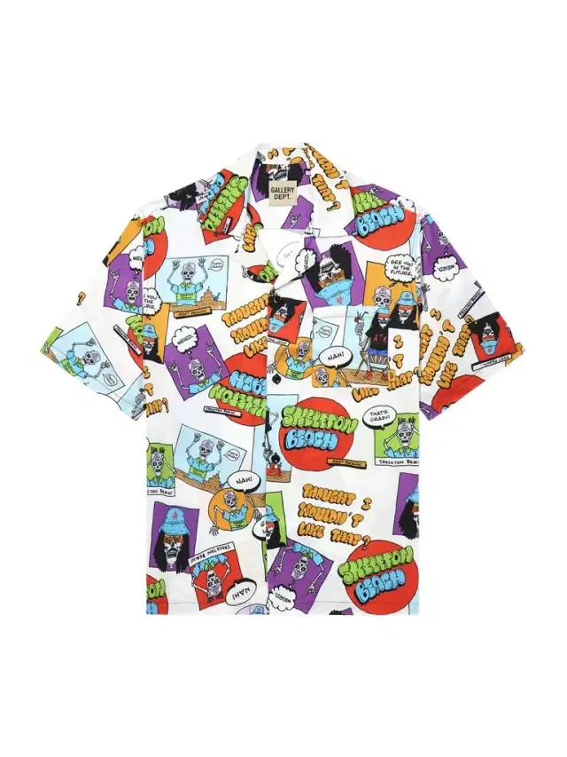 Gallery Dept. Skeleton Beach Edition Wilson Printed Twill Shirt - Men