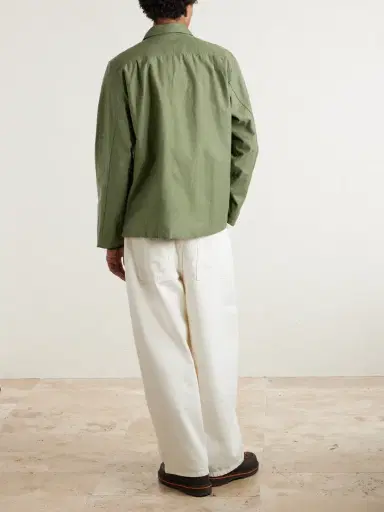 Drake's Cotton-Twill Overshirt - Men | Thumbnail 4