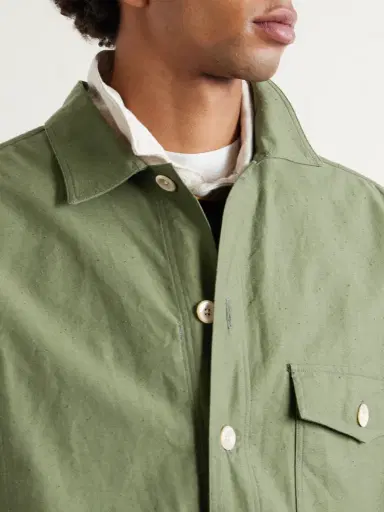 Drake's Cotton-Twill Overshirt - Men | Thumbnail 5
