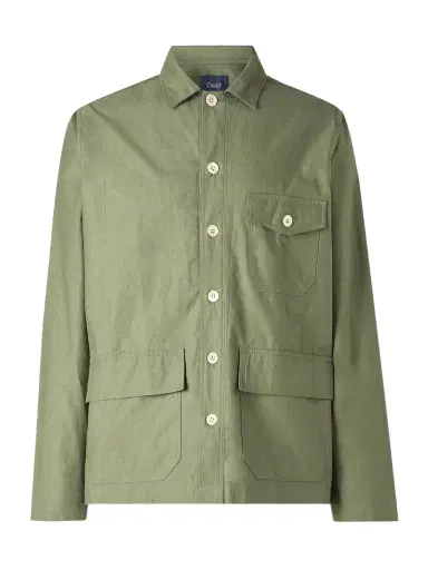Drake's Cotton-Twill Overshirt - Men | Thumbnail 1