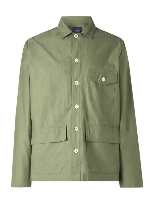 Cotton-Twill Overshirt - Men