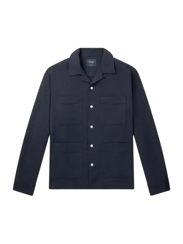 Convertible-Collar Wool Shirt - Men