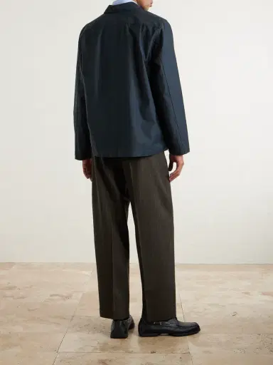 Drake's Cotton Overshirt - Men | Thumbnail 4 Drake's Cotton Overshirt - Men | Thumbnail 4