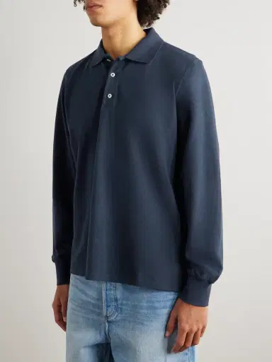 Drake's Cotton-Piqué Polo hirt - Men | Thumbnail 3