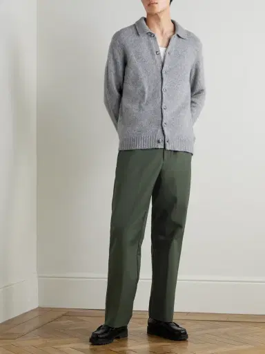 NN07 Paw 1089 Straight-Leg Cotton-Blend Twill Trousers - Men | Thumbnail 2 NN07 Paw 1089 Straight-Leg Cotton-Blend Twill Trousers - Men | Thumbnail 2
