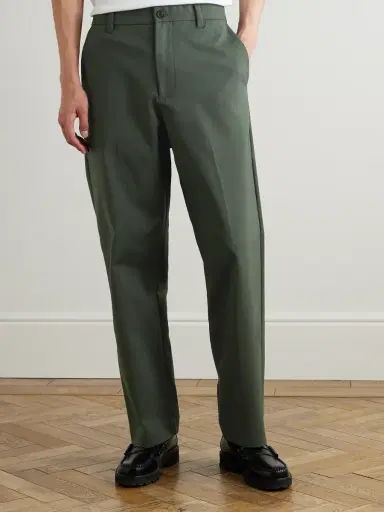 NN07 Paw 1089 Straight-Leg Cotton-Blend Twill Trousers - Men | Thumbnail 3 NN07 Paw 1089 Straight-Leg Cotton-Blend Twill Trousers - Men | Thumbnail 3