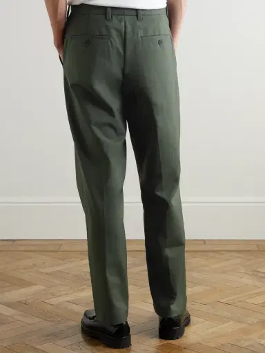 NN07 Paw 1089 Straight-Leg Cotton-Blend Twill Trousers - Men | Thumbnail 4 NN07 Paw 1089 Straight-Leg Cotton-Blend Twill Trousers - Men | Thumbnail 4