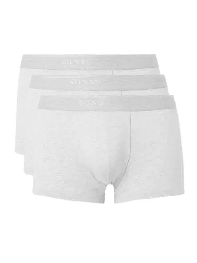 Sunspel Three-Pack Stretch-Cotton Boxer Briefs - Men | Thumbnail 1