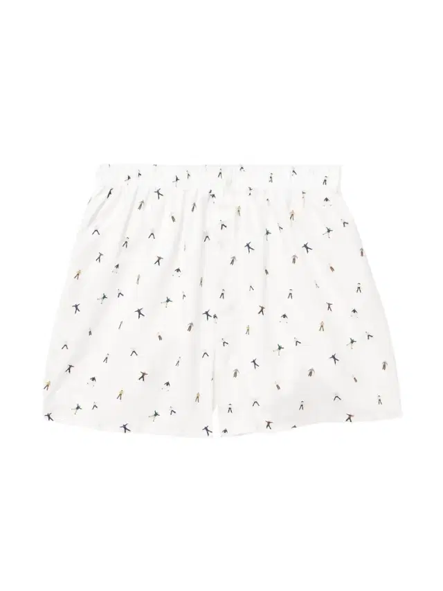 Printed Cotton Boxer Shorts - Men