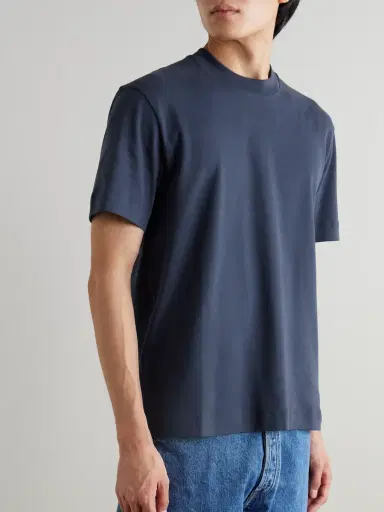 Sunspel Supima Cotton-Jersey T-Shirt - Men | Thumbnail 3 Sunspel Supima Cotton-Jersey T-Shirt - Men | Thumbnail 3