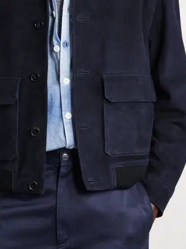 Frame Suede Blouson Jacket - Men | Thumbnail 5 Frame Suede Blouson Jacket - Men | Thumbnail 5