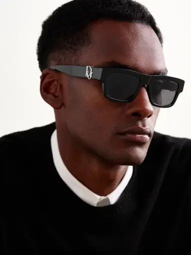 DIOR Eyewear Dior Oblique S3I Rectangular-Frame Acetate Sunglasses - Men | Thumbnail 2 DIOR Eyewear Dior Oblique S3I Rectangular-Frame Acetate Sunglasses - Men | Thumbnail 2