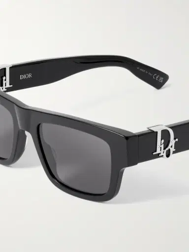 DIOR Eyewear Dior Oblique S3I Rectangular-Frame Acetate Sunglasses - Men | Thumbnail 3 DIOR Eyewear Dior Oblique S3I Rectangular-Frame Acetate Sunglasses - Men | Thumbnail 3