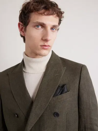 Charvet Silk Pocket Square - Men | Thumbnail 2 Charvet Silk Pocket Square - Men | Thumbnail 2