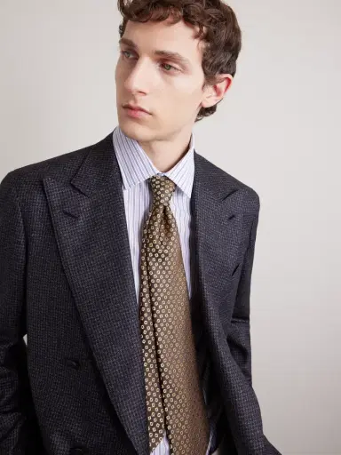 Charvet 8cm Embroidered Silk Tie - Men | Thumbnail 3