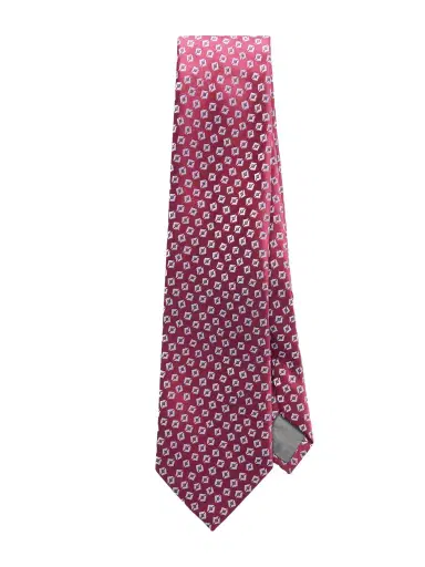 Charvet 8cm Embroidered Silk Tie - Men | Thumbnail 1 Charvet 8cm Embroidered Silk Tie - Men | Thumbnail 1