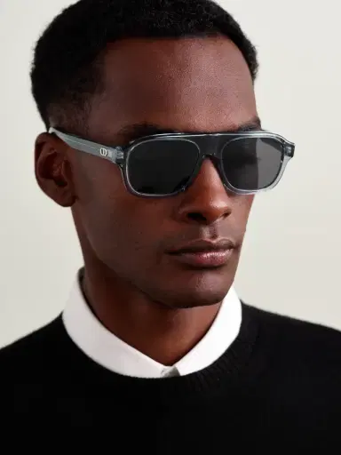 DIOR Eyewear CD Icon A1I Aviator-Style Acetate Sunglasses - Men | Thumbnail 2 DIOR Eyewear CD Icon A1I Aviator-Style Acetate Sunglasses - Men | Thumbnail 2