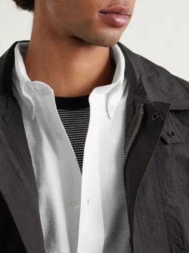 OFFICINE GÉNÉRALE Button-Down Collar Cotton Oxford Shirt - Men | Thumbnail 5 OFFICINE GÉNÉRALE Button-Down Collar Cotton Oxford Shirt - Men | Thumbnail 5