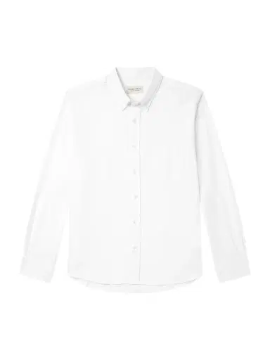 OFFICINE GÉNÉRALE Button-Down Collar Cotton Oxford Shirt - Men | Thumbnail 1 OFFICINE GÉNÉRALE Button-Down Collar Cotton Oxford Shirt - Men | Thumbnail 1