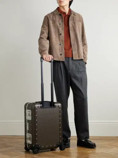 FPM Milano Bank Spinner 55cm Rubber-Trimmed Aluminum Suitcase - Men | Thumbnail 2