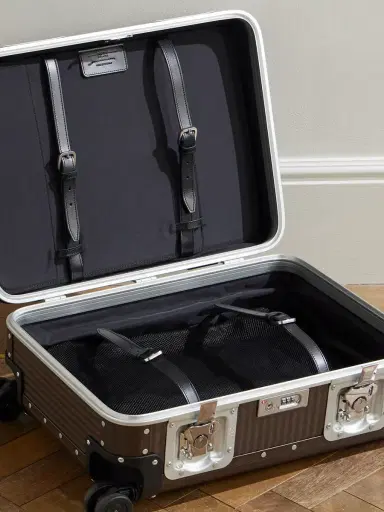 FPM Milano Bank Spinner 55cm Rubber-Trimmed Aluminum Suitcase - Men | Thumbnail 3