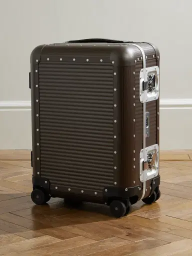 FPM Milano Bank Spinner 55cm Rubber-Trimmed Aluminum Suitcase - Men | Thumbnail 1