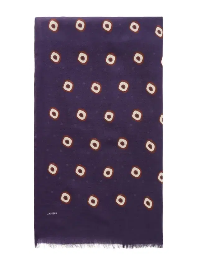 J. Mueser Printed Frayed Modal and Cashmere-Blend Scarf - Men