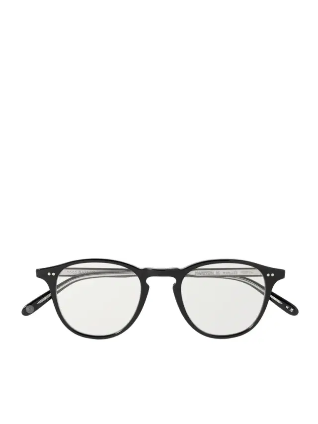 Garrett Leight California Optical Hampton Round-Frame Acetate and Silver-Tone Optical Glasses - Men