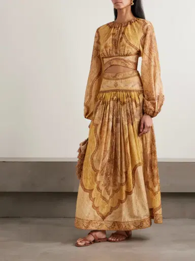 Zimmermann Wanderlust Gathered Printed Cotton-blend Maxi Skirt | Thumbnail 2 Zimmermann Wanderlust Gathered Printed Cotton-blend Maxi Skirt | Thumbnail 2
