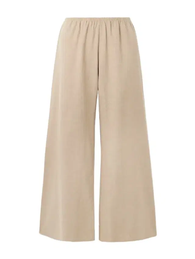 Colby Cotton-flannel Wide-leg Pants