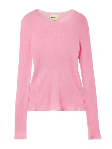 Khaite Mosi Ribbed Silk Top | Thumbnail 1