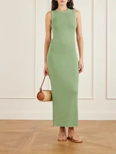 SIR. Lula Open-back Knitted Maxi Dress | Thumbnail 2