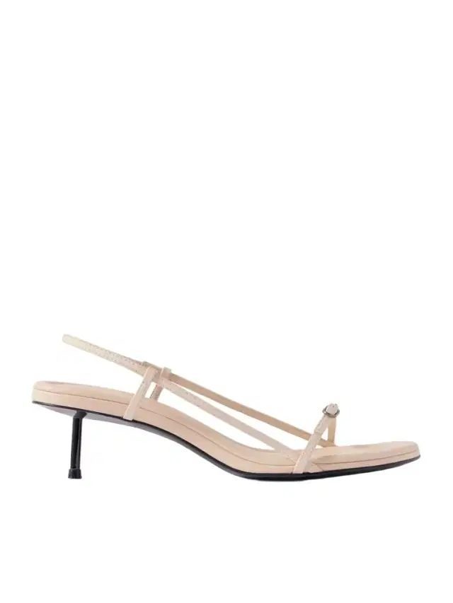 Petit Belt Recycled-twill And Leather Slingback Sandals