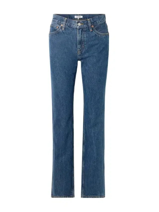 90s High-rise Straight-leg Jeans